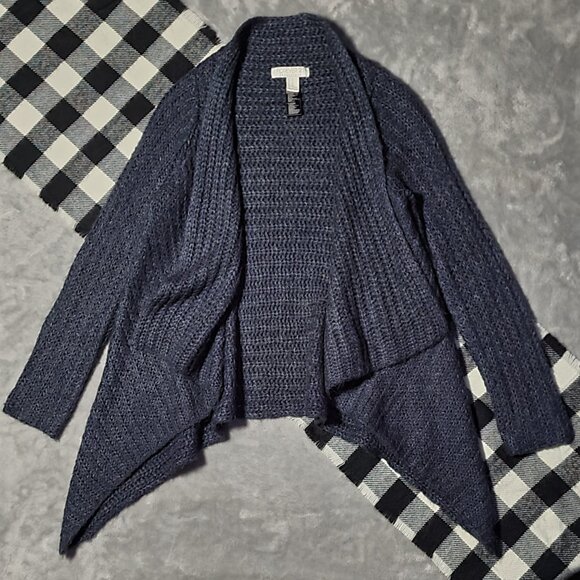 XS | Forever 21 | Draped Knit Cardigan - Picture 1 of 4